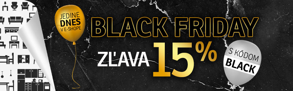 BLACK FRIDAY - ZĽAVA 15 % NAVIAC s kódom BLACK!