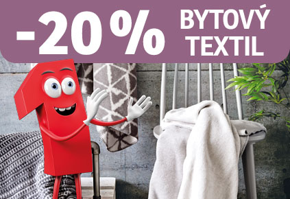 20% bytový textil kromě koberců 24-26-5-2024
